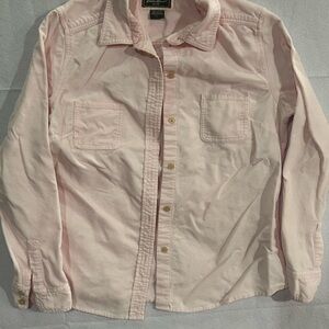 Eddie Bauer Pale Pink Button-Down Shirt 4034